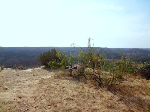 sign: Yellow Bear Bluff