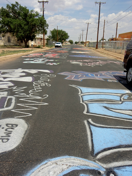 painted street