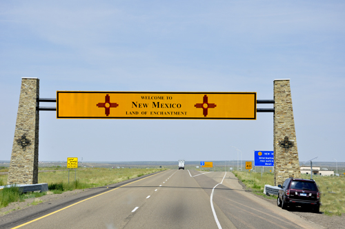 sign: Welcome to New Mexico