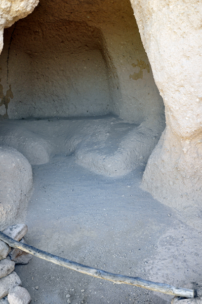 View inside the cave dwellings