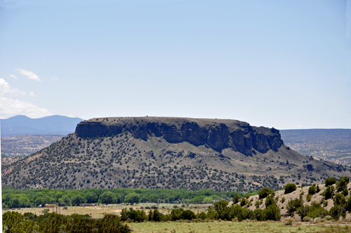 The Black Mesa in New Mexico