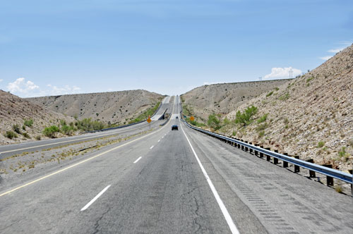 travel scenery between Albuquerque and Las Cruces