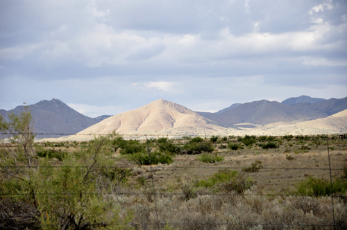 The Scenery on Arizona Highway 186 in Willcox, Arizona