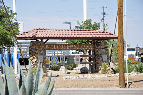 sign: Welcome to Marana