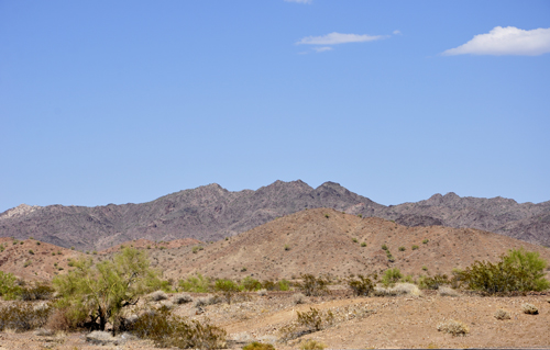 red mountains and dirt