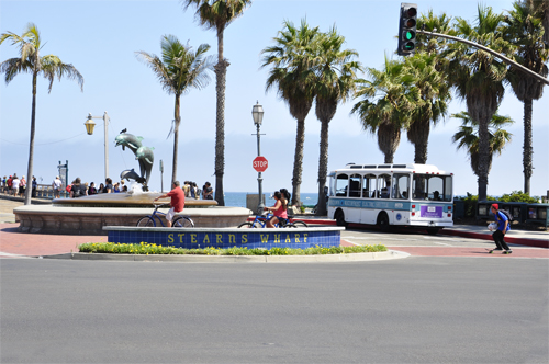 the start of the Santa Barbara pier