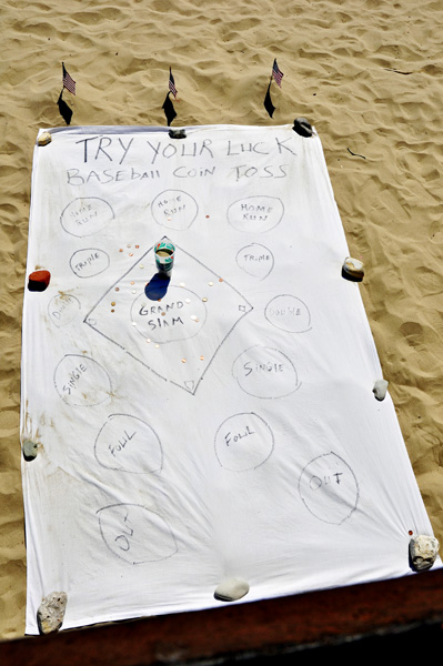 baseball coin toss game