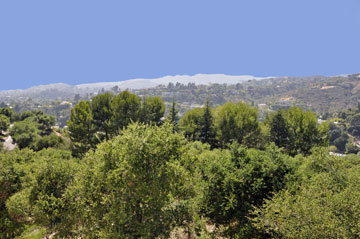 View from beside the restaurant