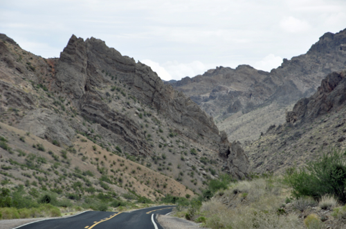 mountains are are very black in color