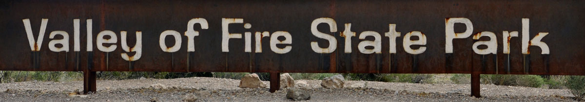 sign: Valley of Fire State Park