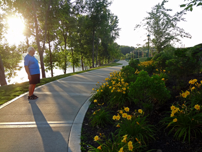 Lee Duquette at Cumberland Riverwalk at McGregor Park