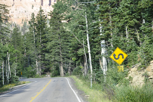 curvy roads for an RV