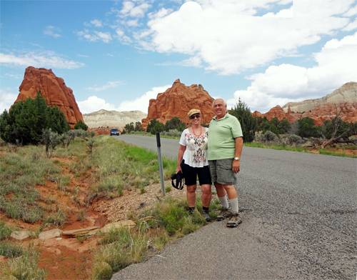 the two RV Gypsies at Kodachrome Basin State Park in Utah