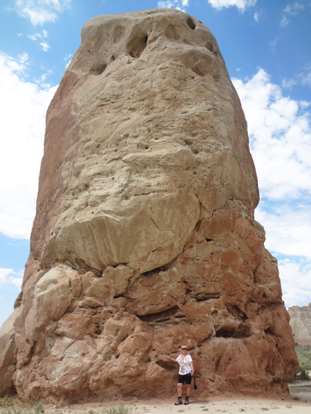 Karen Duquette at Chimney Rock