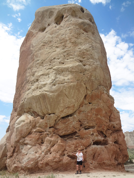 Karen Duquette at Chimney Rock