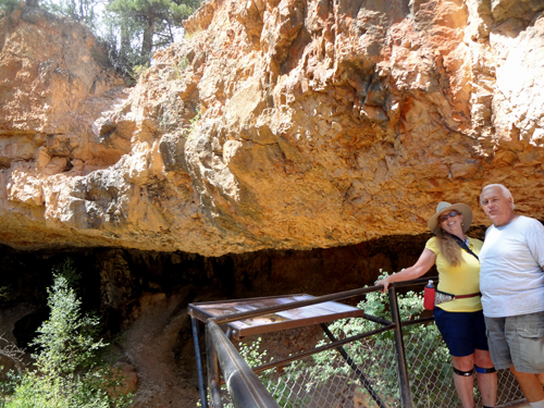 The two RV Gypsies at Mossy Cave