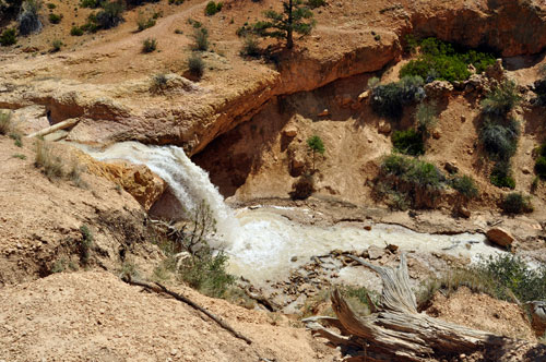 the waterfall at Water Canyon