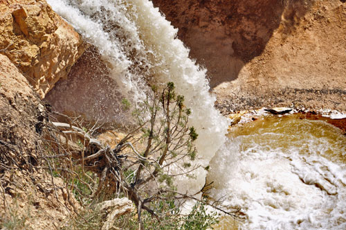 the waterfall at Water Canyon