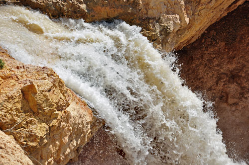 the waterfall at Water Canyon