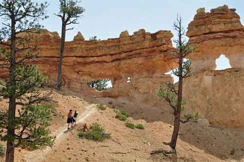 Randi and Justice almost to the hoodoos