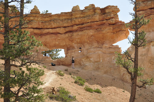 Justice in the hoodoo window