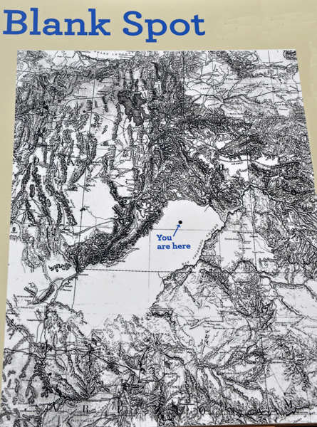 blank spot on the map for the area of Escalante