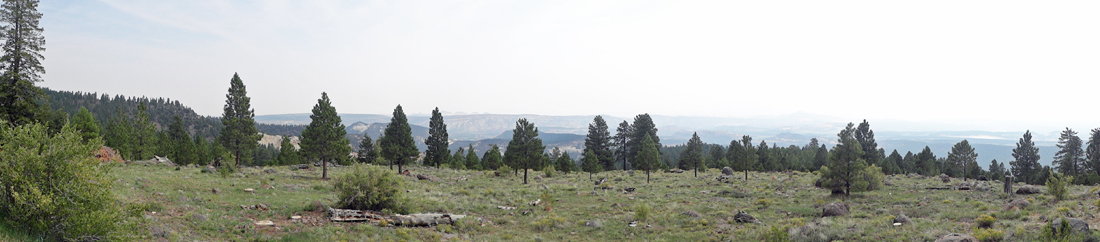 the valley seen from above