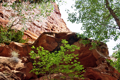 grottos in the mountain