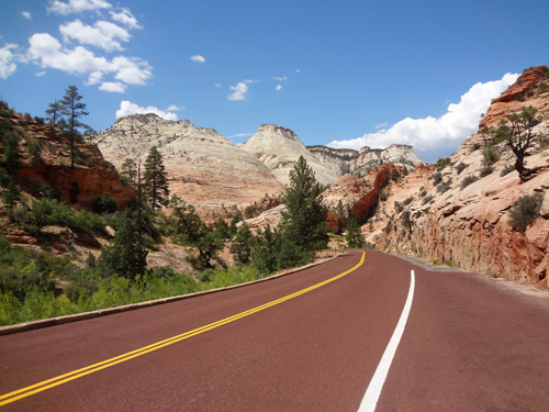 scenery at Zion National Park