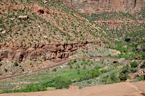 switchback at Zion National Park