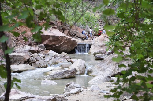 The Virgin River at Zion National Park