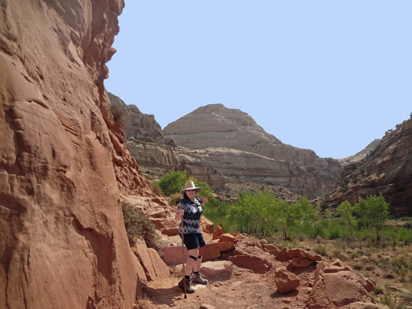 Karen Duquette and Capitol Dome