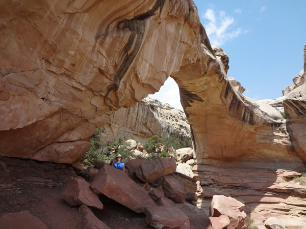 Karen Duquette and The Hickman Natural Bridge