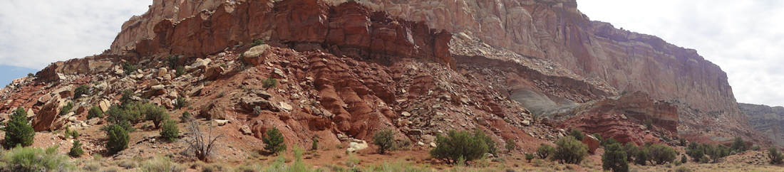 panorama at Capitol Reef National Park