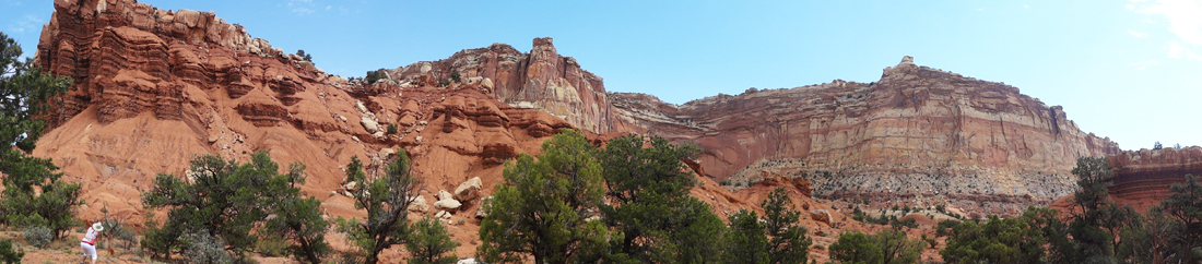 panorama at Capitol Reef National Park