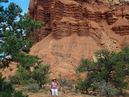 Karen Duquette at Capitol Reef National Park