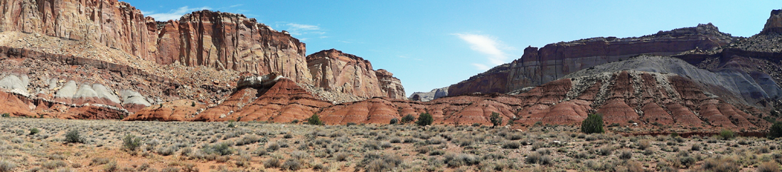 panorama at Capitol Reef National Park
