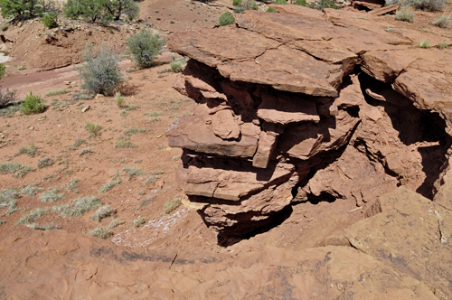 close up of rocks at Old Wagon Trail