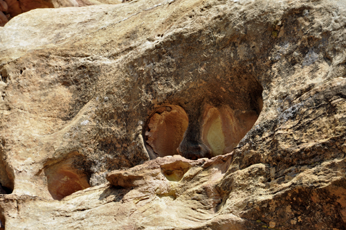 close-ups of different mountain areas