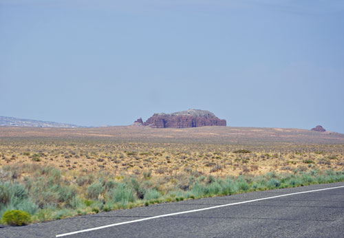 a lone butte