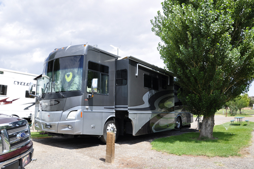 the RV of the two RV Gypsies in Utha