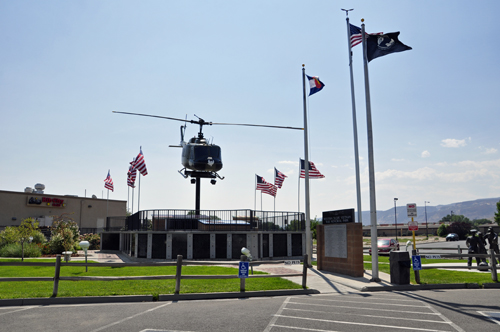 a UH-1H Huey helicopter