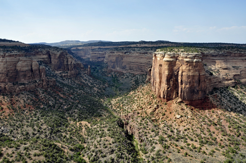 scenery at Ute Canyon Overlook in Colorado National Monument