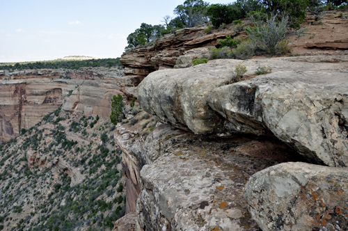 looking out from Ute Canyon Overlook in Colorado National Monument