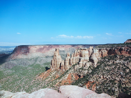 scenery at Monument Canyon in Colorado National Monument