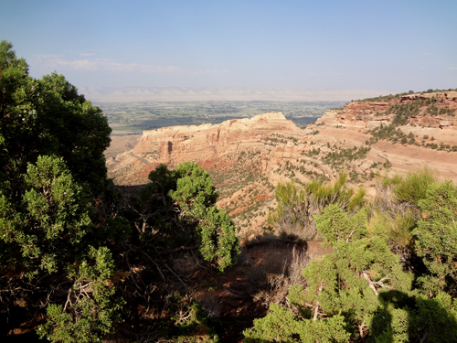 view of Fruita Canyon from Colorado National Monument