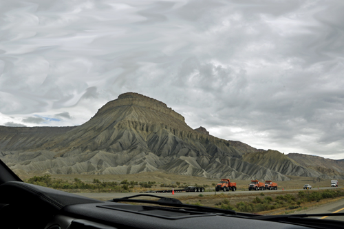 passing a mountain