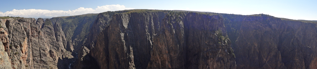 panorama of The Narrows Lookout