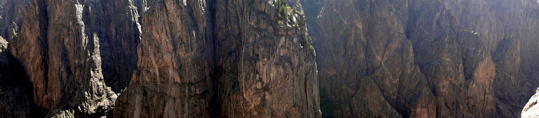 panorama of the cliffs