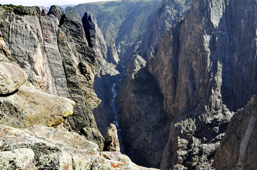 Narrows Lookout into the Gunnison River